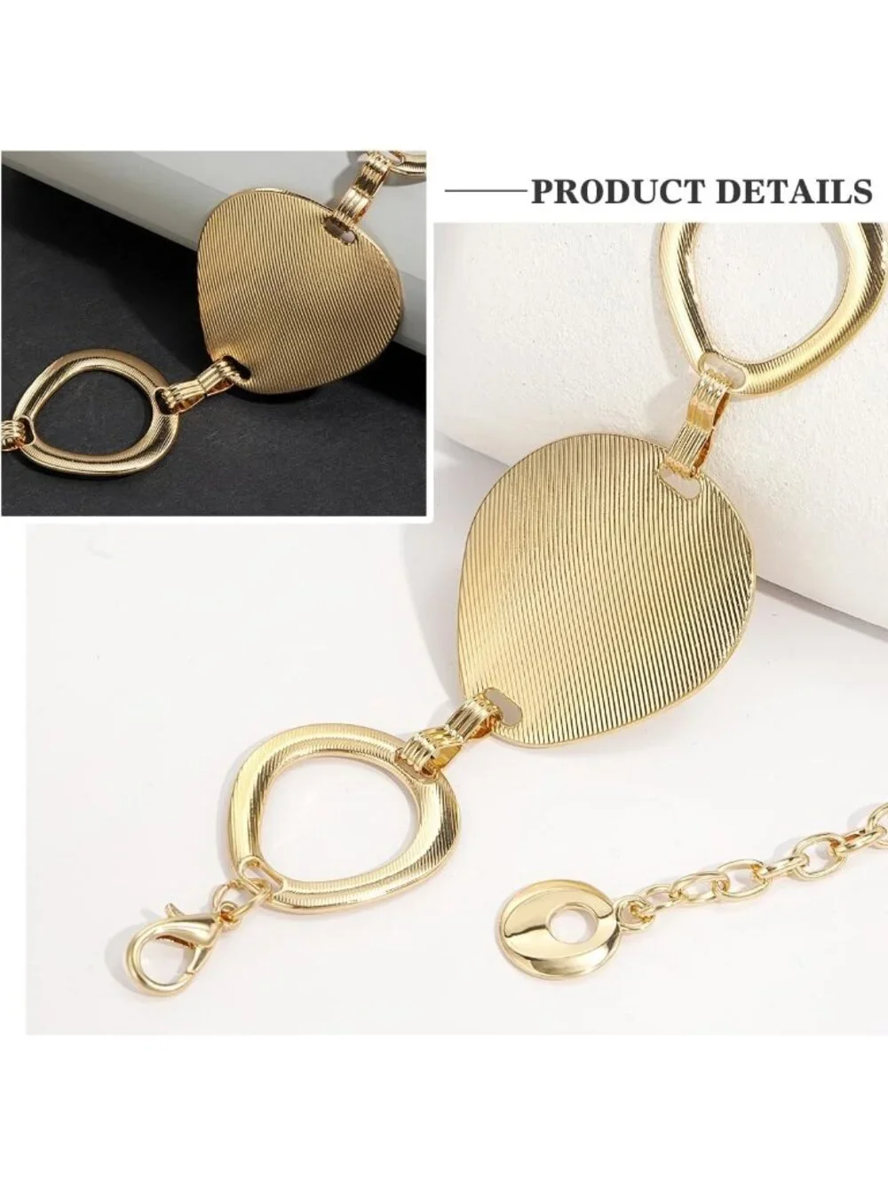 Chic Metal Chain Belt for Dresses - Stylish Women's Waist Accessory